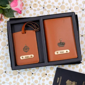 Personalized Passport with Luggage Tag