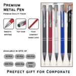 Premium Metal Style Customised Pens