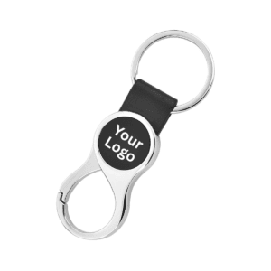 Elegant Loop Leather Keychain