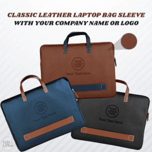 Classic Leather Laptop Bag Sleeve